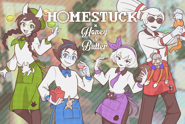 Homestuck x Honey & Butter Macarons collab
